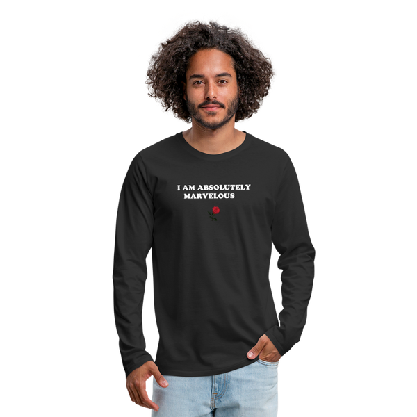 Men's Premium Long Sleeve T-Shirt - black