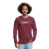 Men's Premium Long Sleeve T-Shirt - heather burgundy