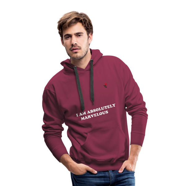 Men’s Premium Hoodie - burgundy