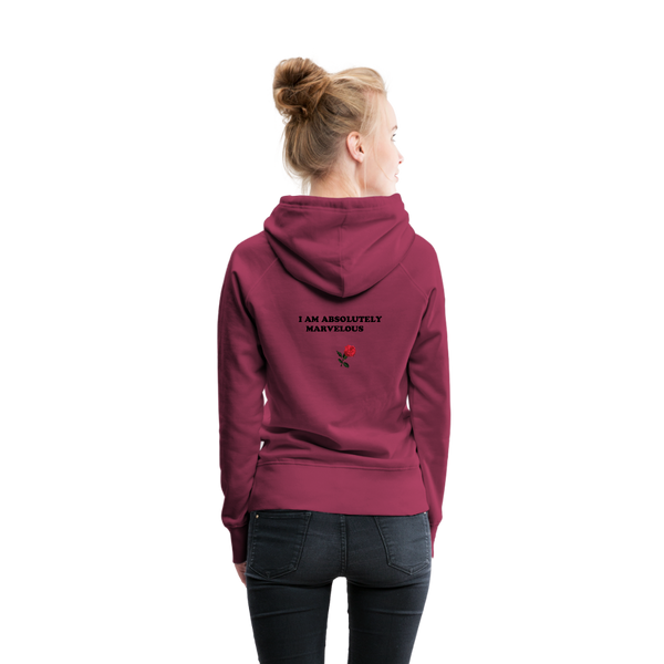 Women’s Premium Hoodie - burgundy