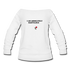 Women's Wideneck Sweatshirt - white