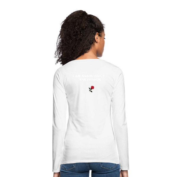 Women's Premium Long Sleeve T-Shirt - white