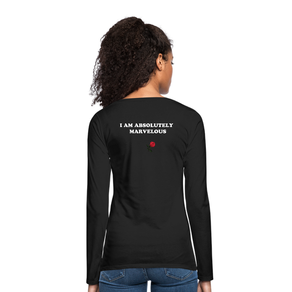 Women's Premium Long Sleeve T-Shirt - black