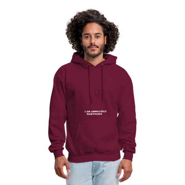 Men's Hoodie - burgundy