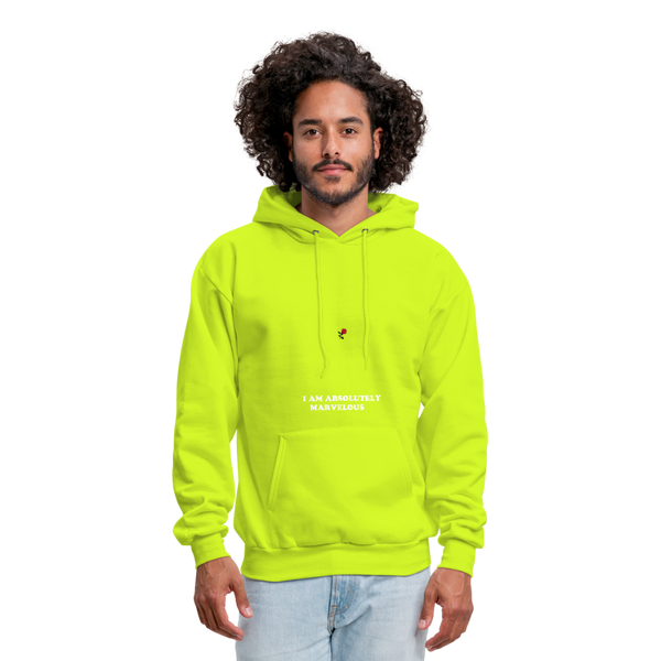 Men's Hoodie - safety green