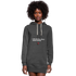 Women's Hoodie Dress - heather black