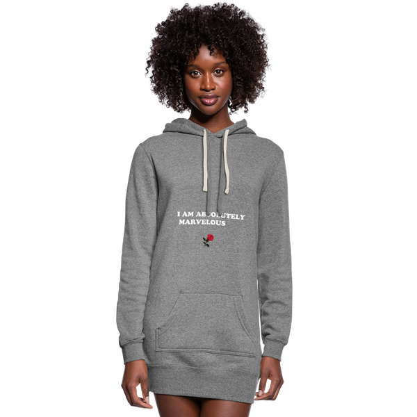 Women's Hoodie Dress - heather gray