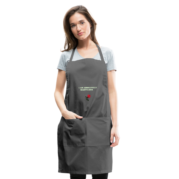 Adjustable Apron - charcoal