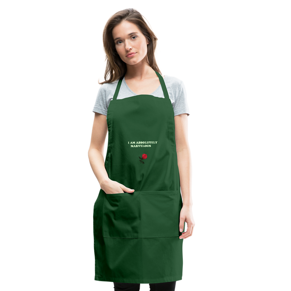 Adjustable Apron - forest green