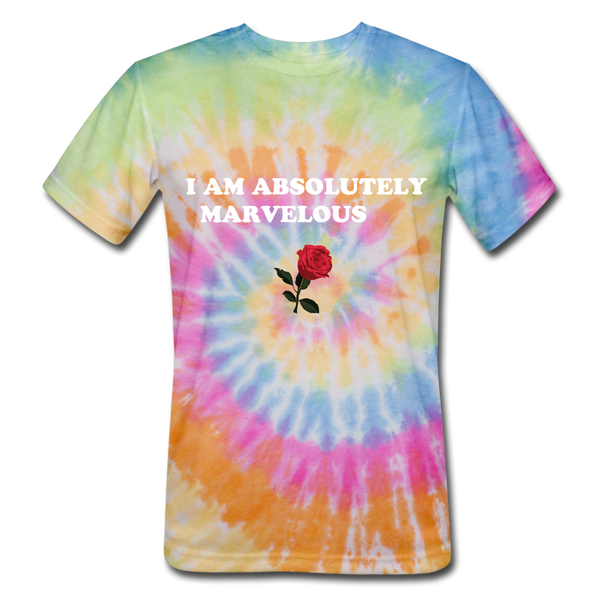 Unisex Tie Dye T-Shirt - rainbow