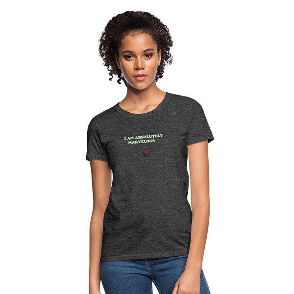 Women's T-Shirt - heather black