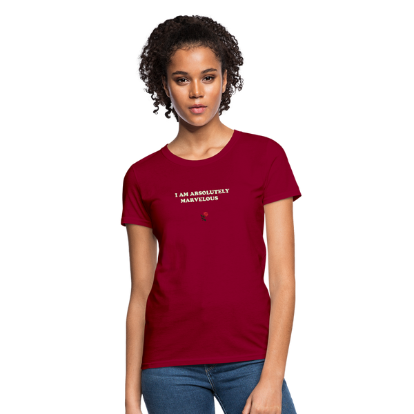 Women's T-Shirt - dark red