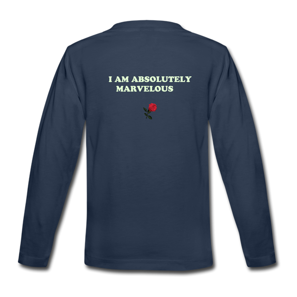 Kids' Premium Long Sleeve T-Shirt - navy