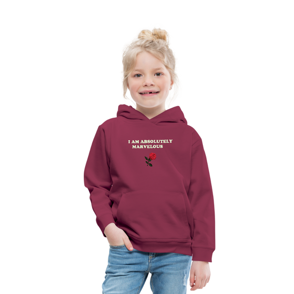 Kids‘ Premium Hoodie - burgundy