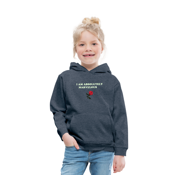 Kids‘ Premium Hoodie - heather denim