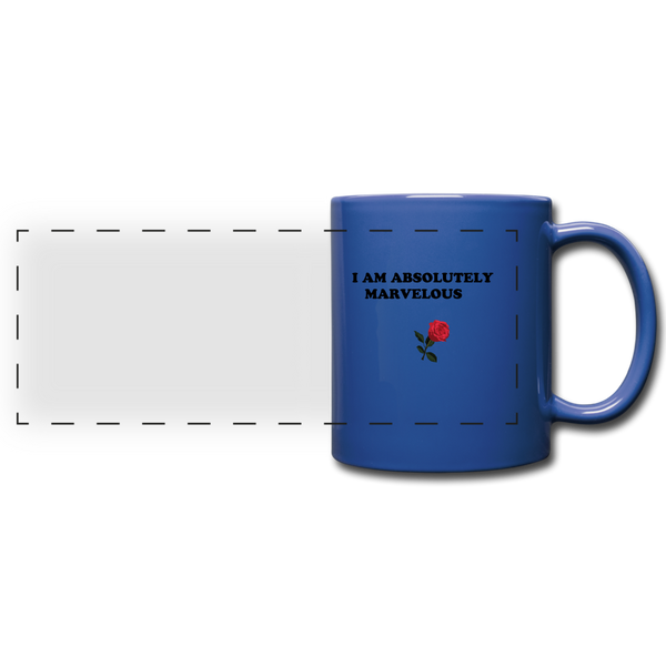 Full Color Panoramic Mug - royal blue