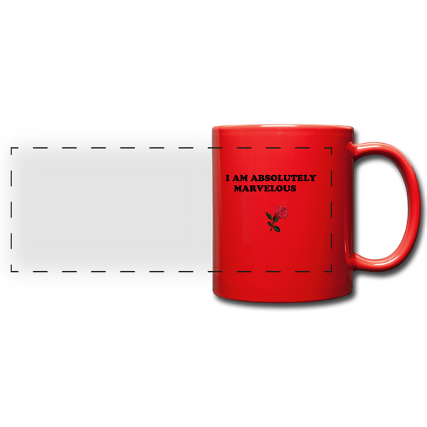 Full Color Panoramic Mug - red