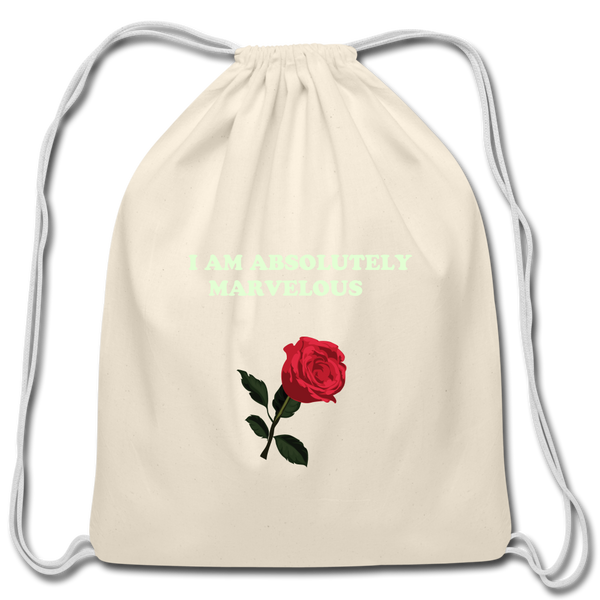 Cotton Drawstring Bag - natural