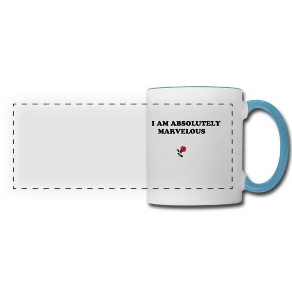 Panoramic Mug - white/light blue