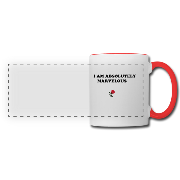 Panoramic Mug - white/red