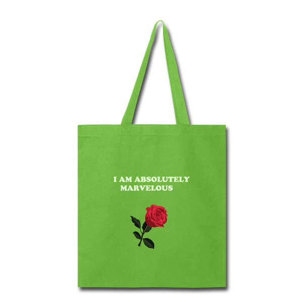 Tote Bag - lime green