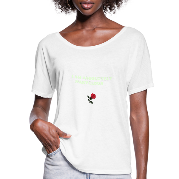 Women’s Flowy T-Shirt - white