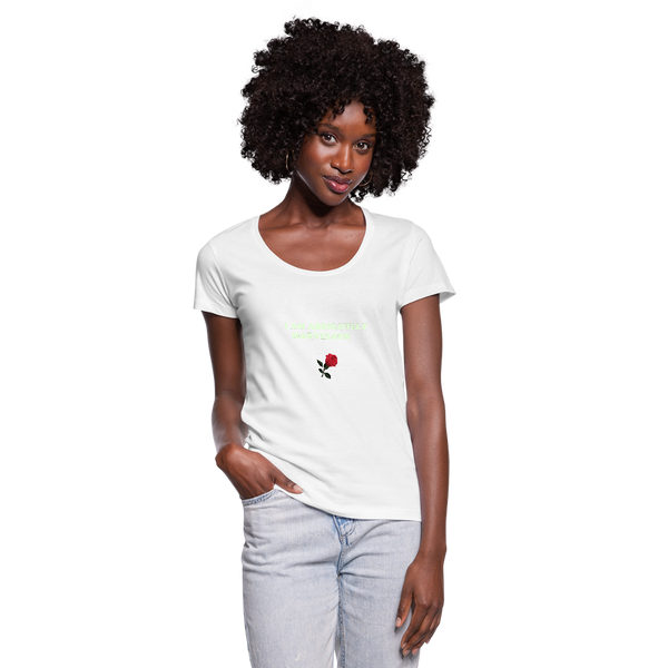 Women's Scoop Neck T-Shirt - white