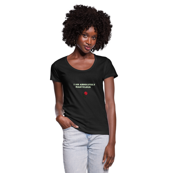 Women's Scoop Neck T-Shirt - black