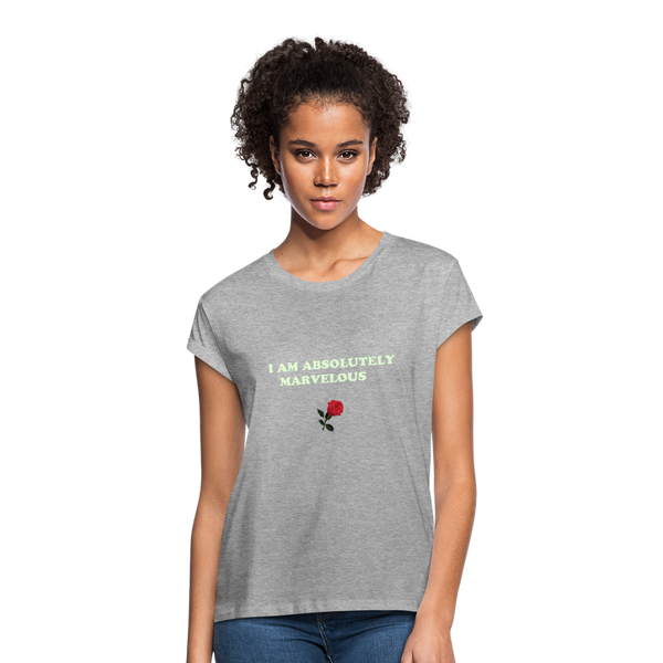 Women's Relaxed Fit T-Shirt - heather gray