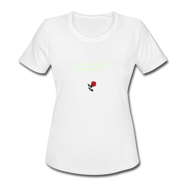 Women's Moisture Wicking Performance T-Shirt - white