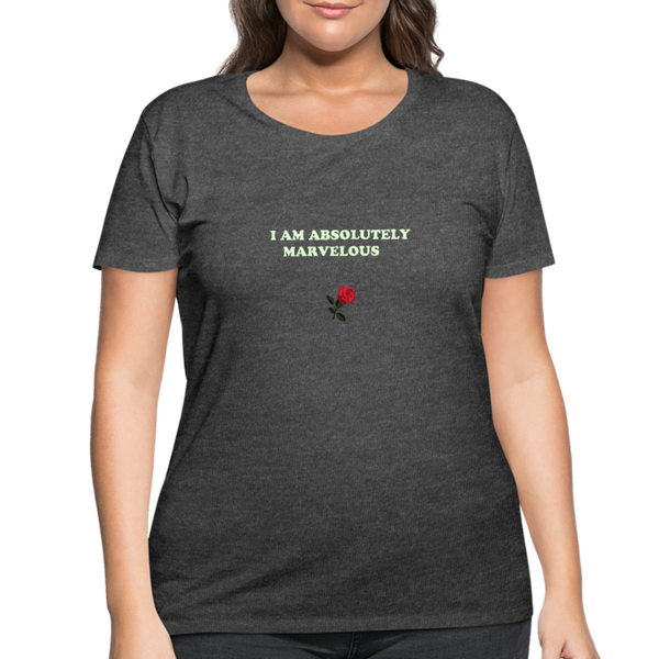 Women’s Curvy T-Shirt - deep heather