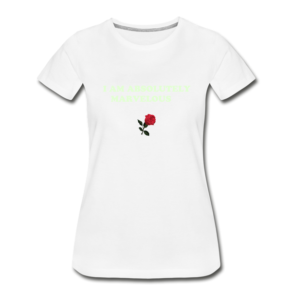 Women’s Premium Organic T-Shirt - white