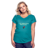 Women's Tri-Blend V-Neck T-Shirt - heather turquoise