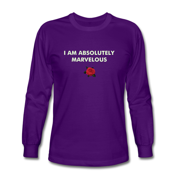 Men's Long Sleeve T-Shirt - purple