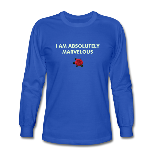 Men's Long Sleeve T-Shirt - royal blue