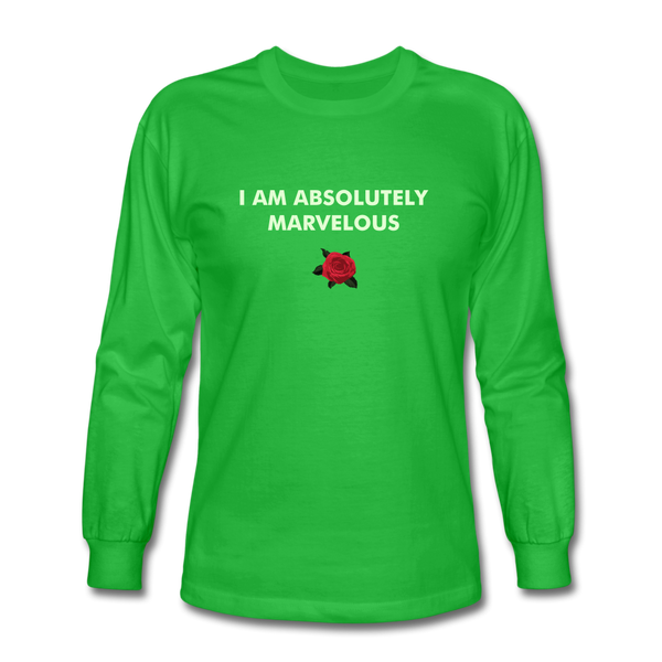 Men's Long Sleeve T-Shirt - bright green