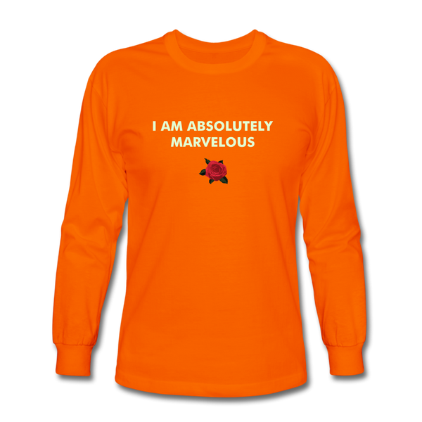 Men's Long Sleeve T-Shirt - orange