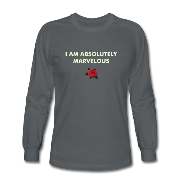 Men's Long Sleeve T-Shirt - charcoal