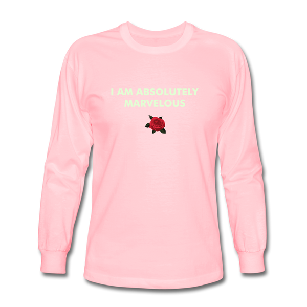 Men's Long Sleeve T-Shirt - pink