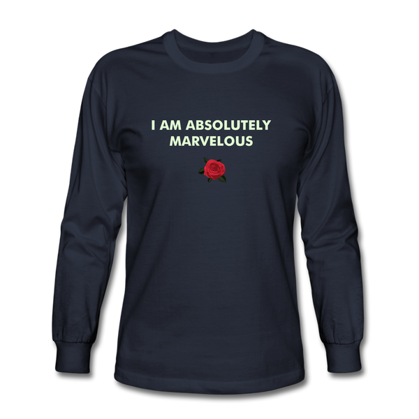 Men's Long Sleeve T-Shirt - navy