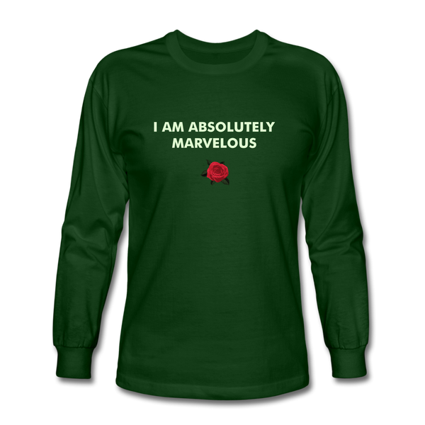 Men's Long Sleeve T-Shirt - forest green