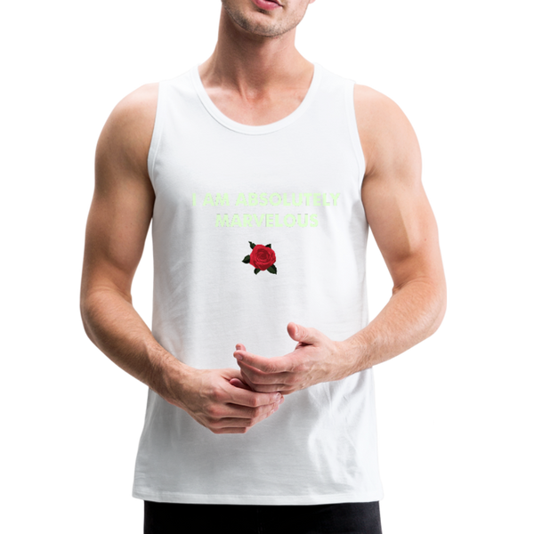 Men’s Premium Tank - white