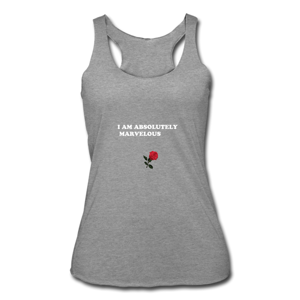 Women’s Tri-Blend Racerback Tank - heather gray