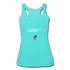 Women’s Tri-Blend Racerback Tank - turquoise