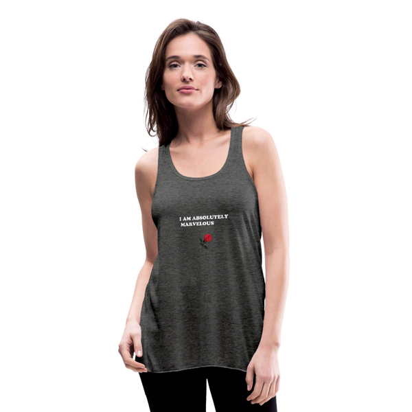 Women's Flowy Tank Top by Bella - deep heather