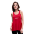 Women's Flowy Tank Top by Bella - red