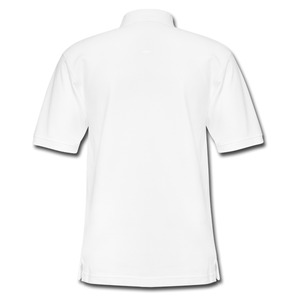 Men's Pique Polo Shirt - white