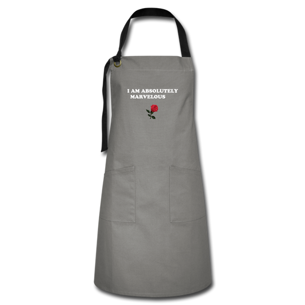 Artisan Apron - gray/black